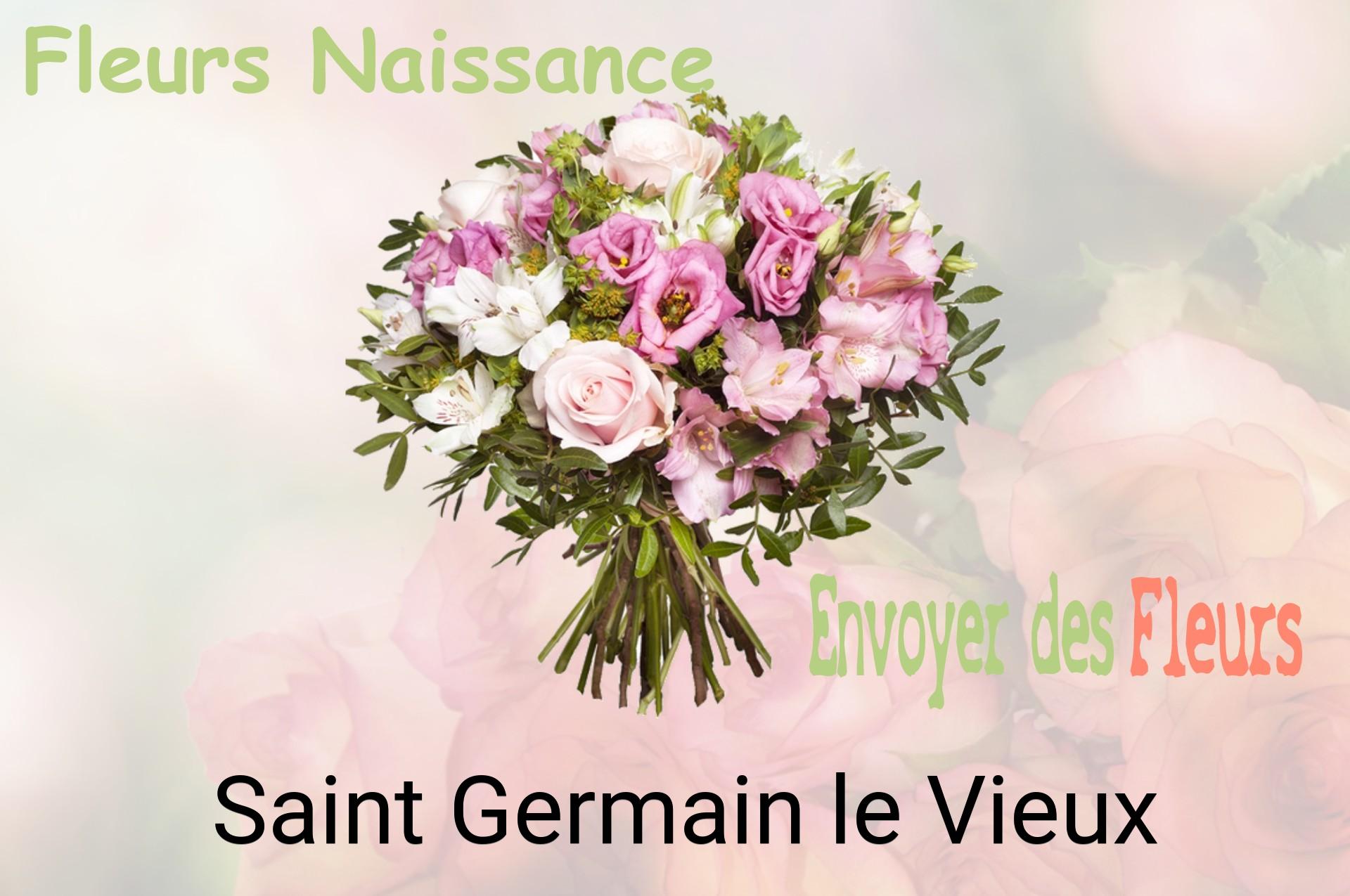 Bouquet de fleurs de naissance livré à Saint-Germain-le-Vieux