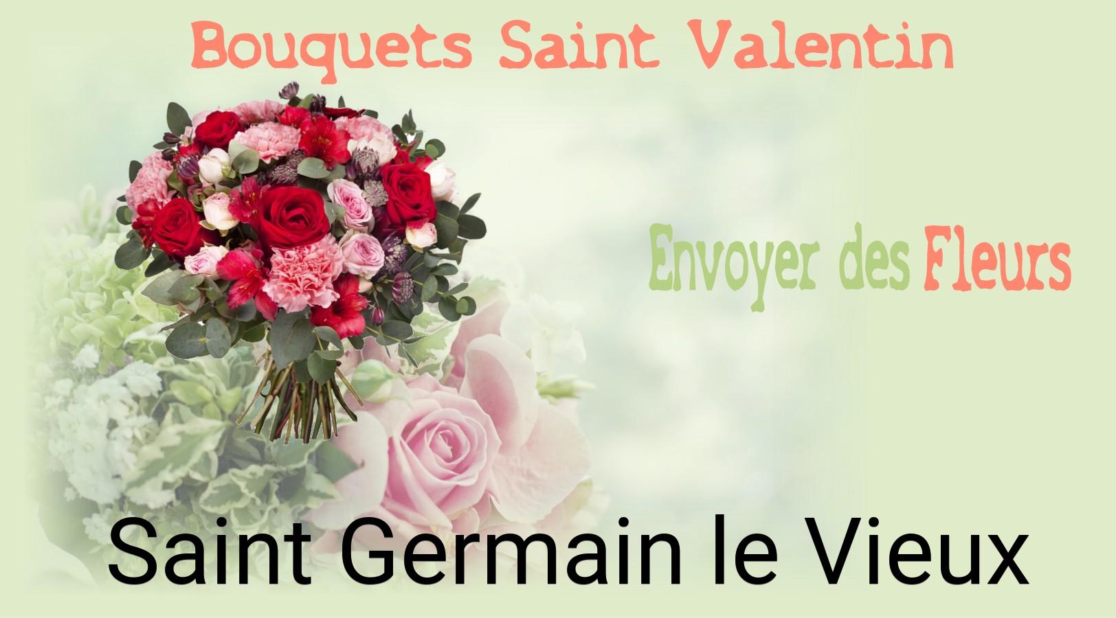 Roses de Saint-Valentin livrées à Saint-Germain-le-Vieux